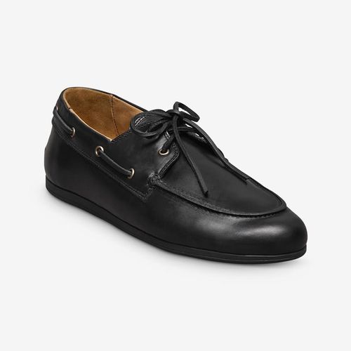 Aruba Boat Shoe in Black Chromexcel Leather