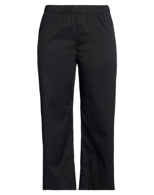 Woman Pants Black Size 10 Cotton, Polyamide, Elastane