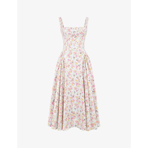 Dorothy Floral-print Woven Midi Dress