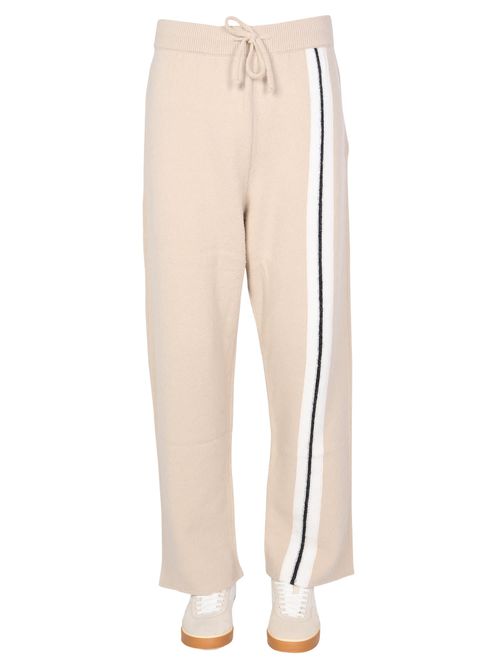 Side-stripe track pants - Neutrals