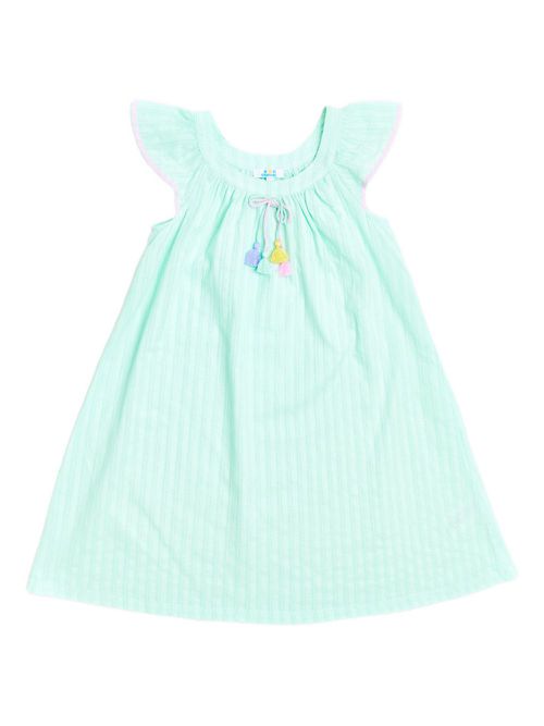 Tassel-detail dress - Green