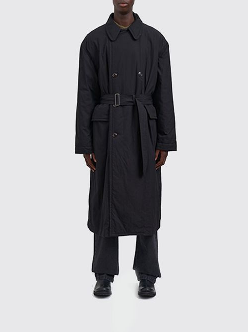 Coat Men color Black