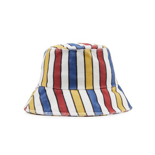 Shore Striped Terry Bucket Hat - Multicoloured
