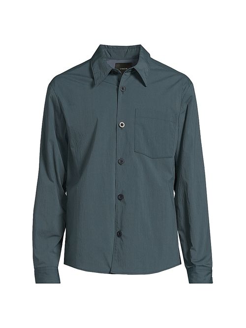 Men's Insulated Cotton-Blend Shirt Jacket - Clear Lake