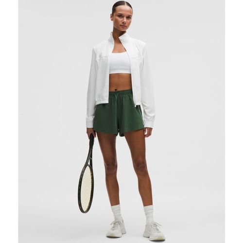 Lululemon – Women's Court Rival High-Rise Shorts – 3" – Color White/Green