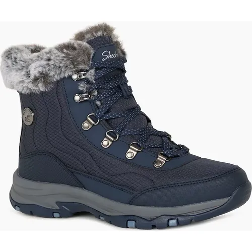 Skechers Women's Trego Stormie Womens Waterproof Boots - Navy