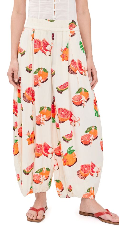 Moonflower Balloon Pants Funky Fruits/Tea C