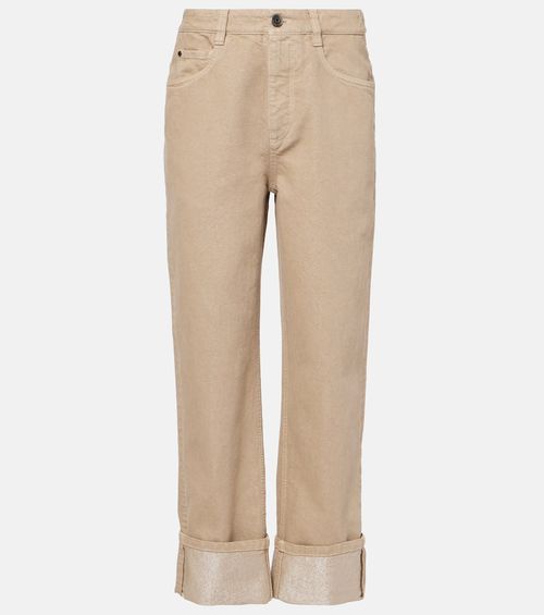 Brunello Cucinelli Mid-rise straight jeans