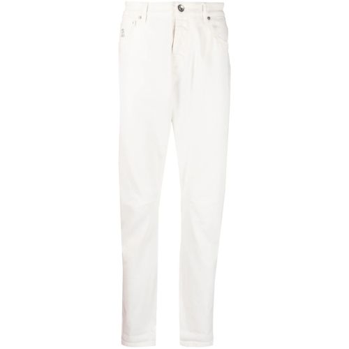 Logo-embroidered Jeans