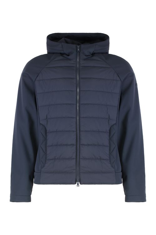 Technical Fabric Hooded Jacket