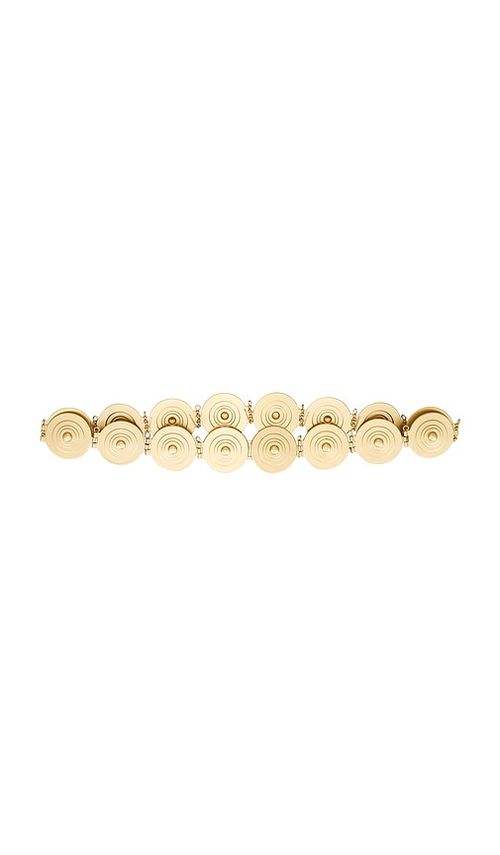 YLLW THE LABEL GÜRTEL MARBELLA in Metallic Gold