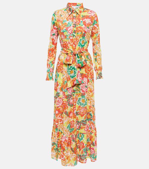 Kimi floral shirt dress