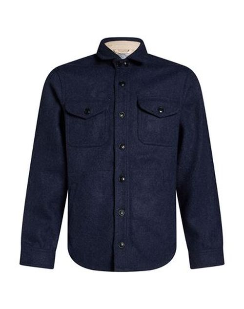 Man Jacket Navy Size S Virgin Wool