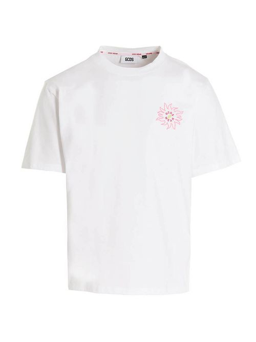 Logo-Embroidered Cotton T-Shirt — White