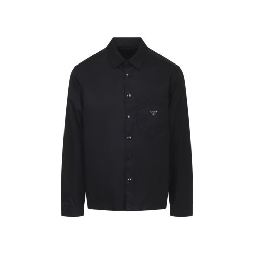 Black Regular Logo Shirt