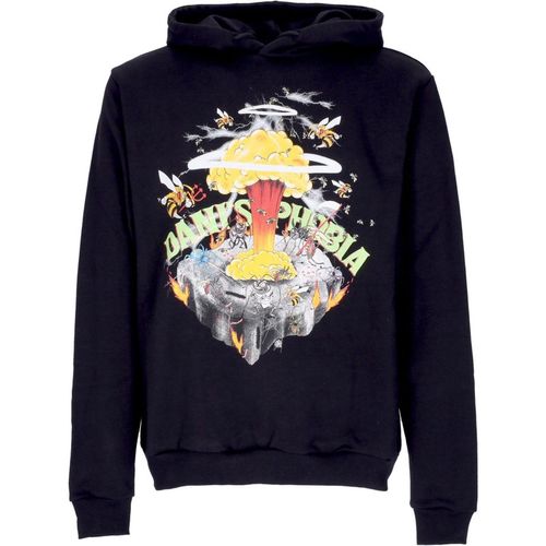 Men's Lightweight Hooded Sweatshirt Phobia Print Insects Hoodie X Dani Faiv Black