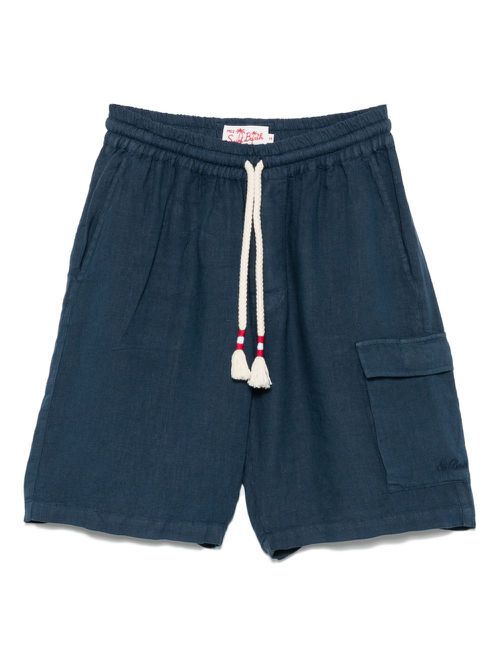MC2 Saint Barth Marseille shorts - 00338H 60 LINEN MARINE