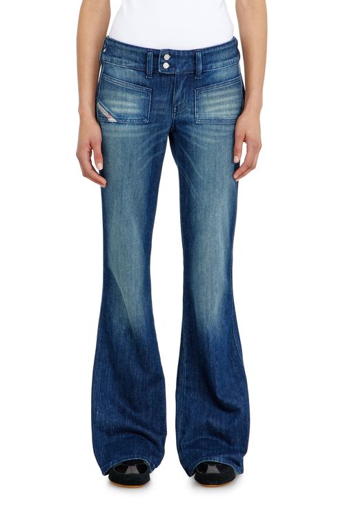 Bootcut Jeans Low Waist D-Hush - Jeans - Woman - Blue