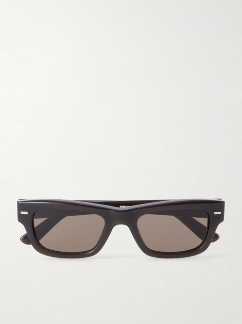 The Jack Square-frame Acetate Sunglasses - Brown