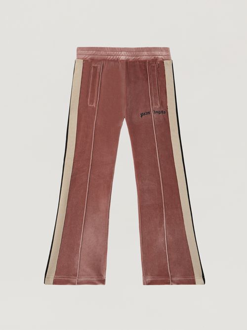 Pa Chenille Track Flare Pant Kids  Antique Rose Black