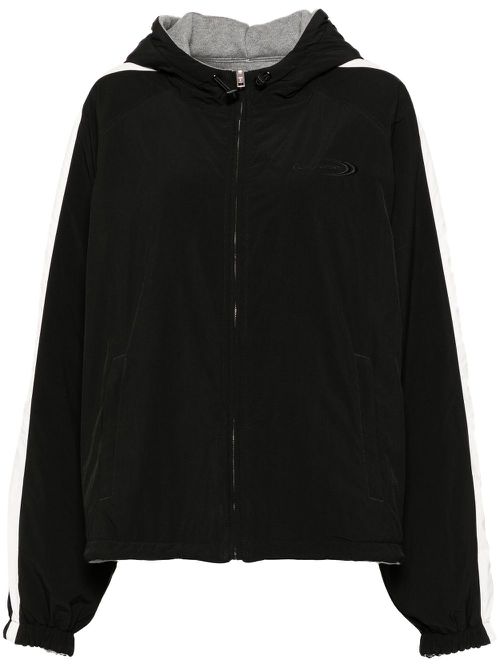 Reversible Raglan zip hoodie - Black