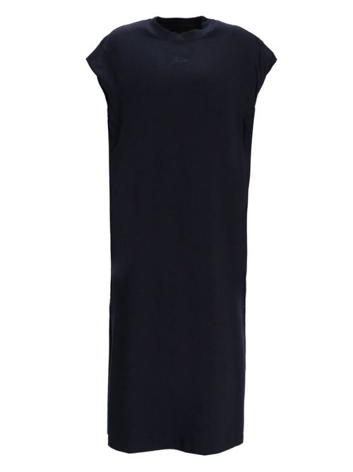 BOSS crew-neck midi dress - Black