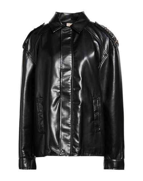 Woman Jacket Black Size M Polyester