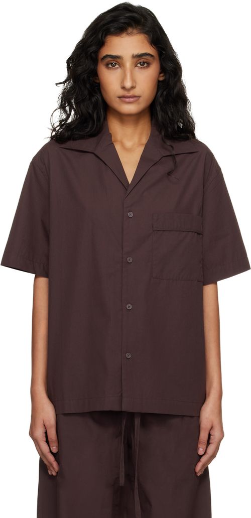 Brown SS Pyjama shirt
