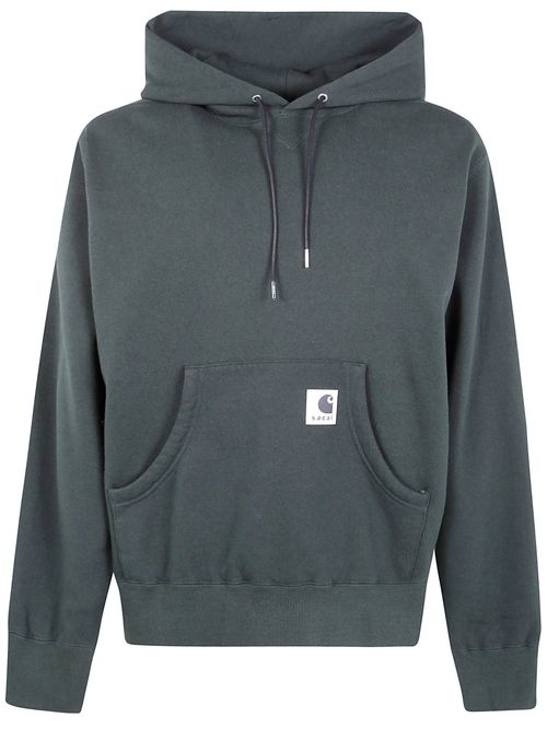 Sacai X Carhartt Wip "Carhartt Wip" Cotton Jersey Hoodie