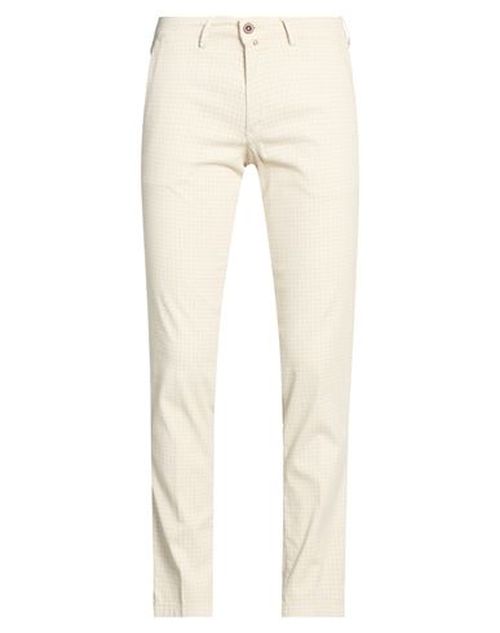 Man Pants Beige Size 30 Cotton, Elastane