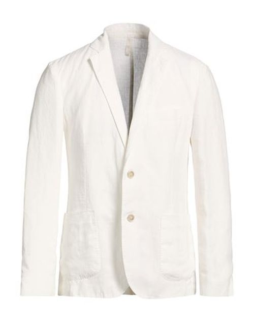 Man Blazer White Size S Linen