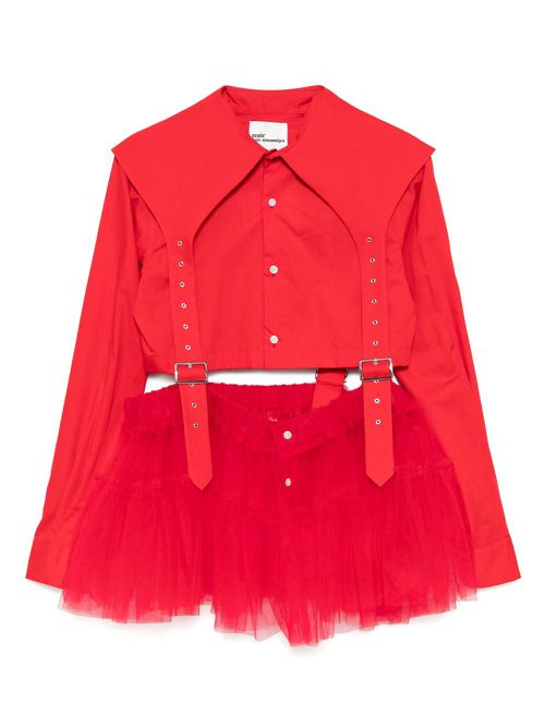 Noir Kei Ninomiya shirt dress - Red