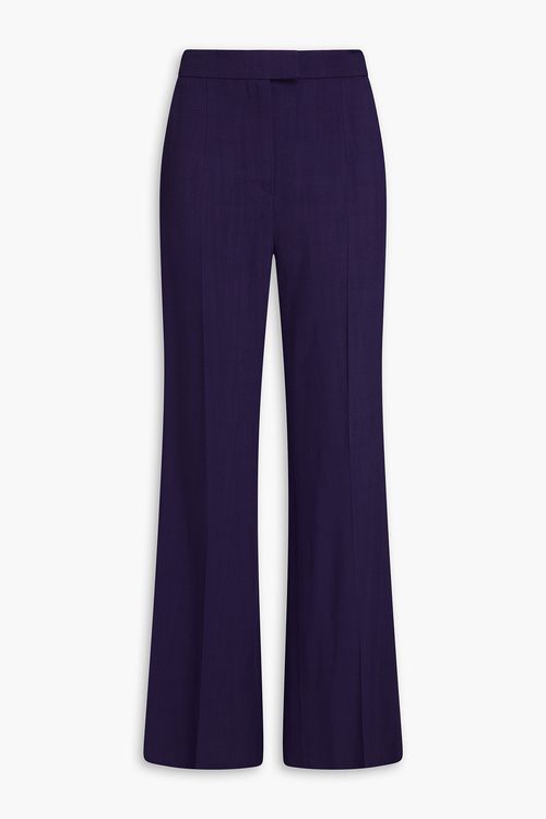 Crepe flared pants - Purple - FR 36