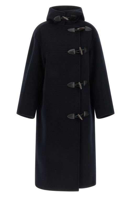 'Duffle' Reversible Coat With Alamari