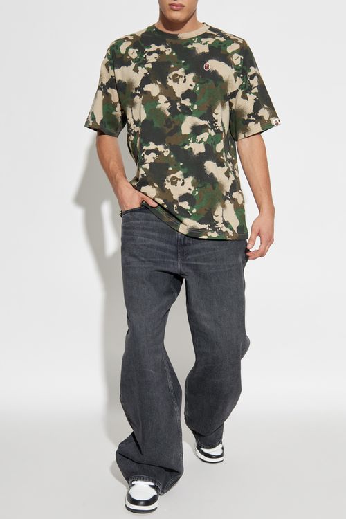 T-shirt With Logo, Men's, Green