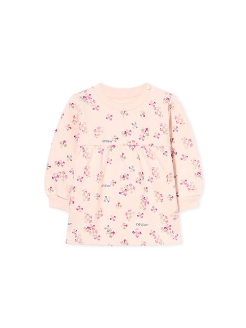 Aop Arrow Dress - Kids Baby Soft Pink