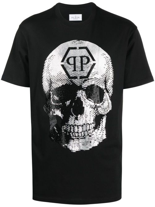 SS skull print T-shirt - Black