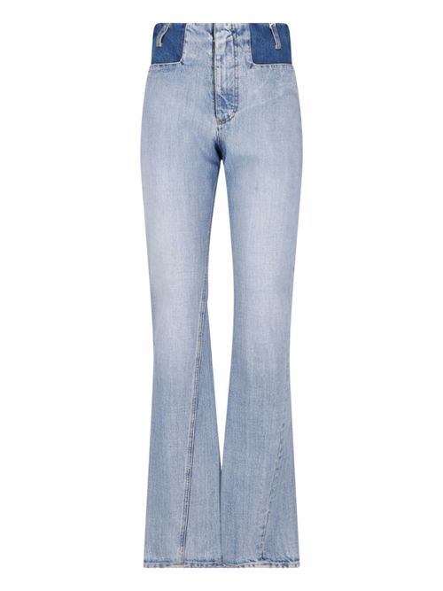 Cotton Denim Jeans with Pocket Lining