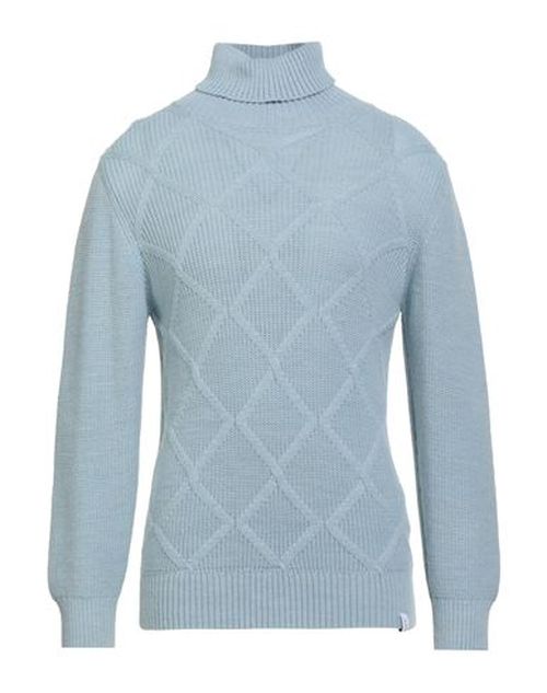 Man Turtleneck Sky blue Size XL Acrylic, Wool