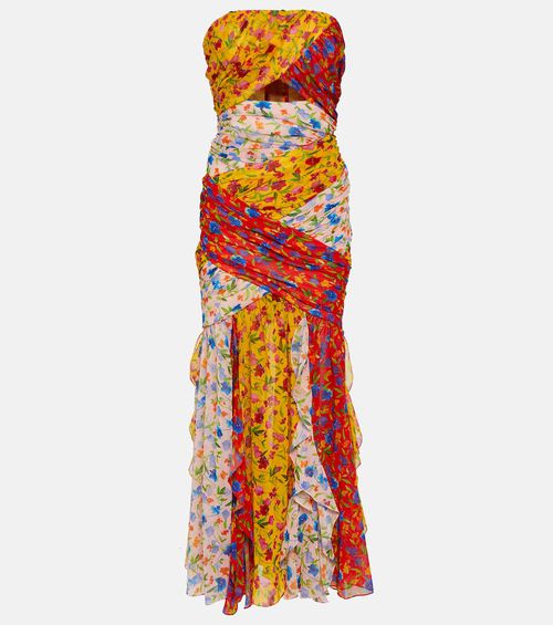 Carolina Herrera Checked midi dress