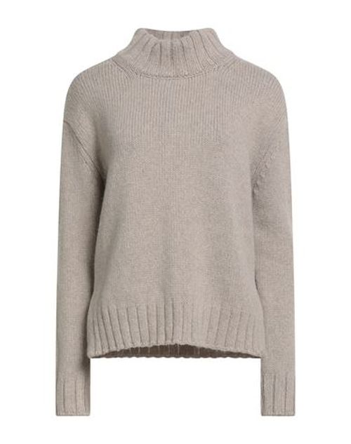 Woman Turtleneck Beige Size 2 Baby alpaca wool, Merino Wool
