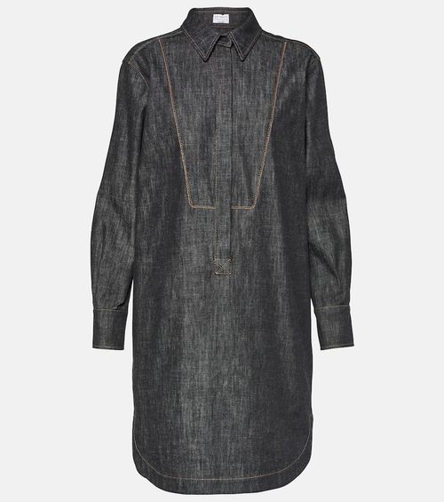 Denim shirt dress