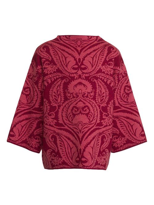 Paisley-print jacket - Pink