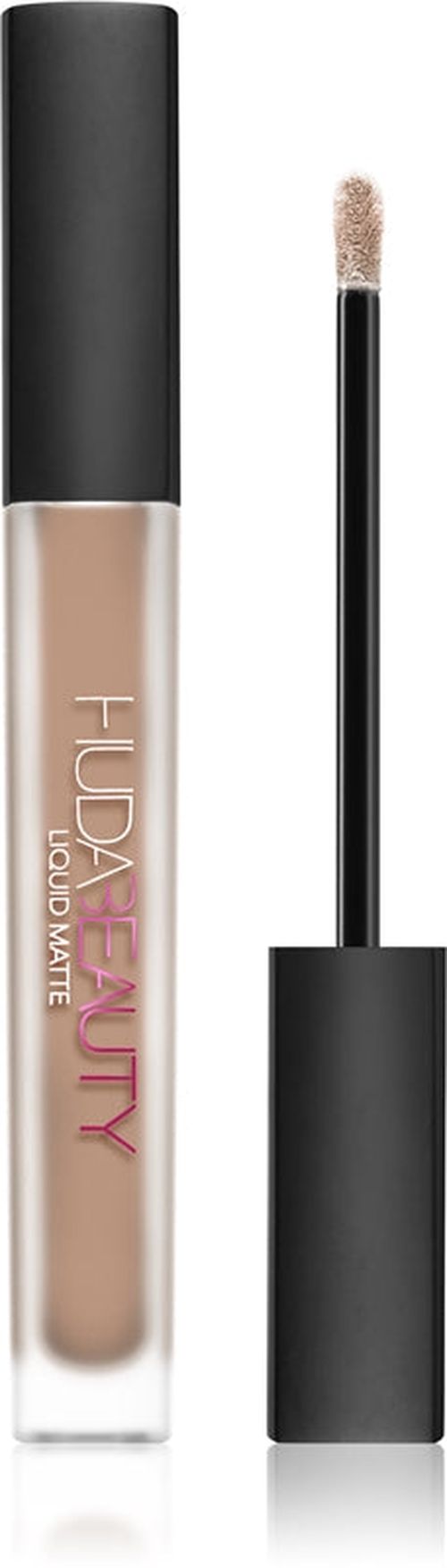 Huda Beauty Liquid Matte Liquid Lipstick with matte finish color Sugar Boo 4