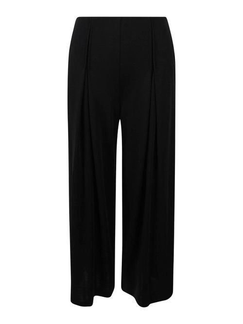 Wool jersey trousers
