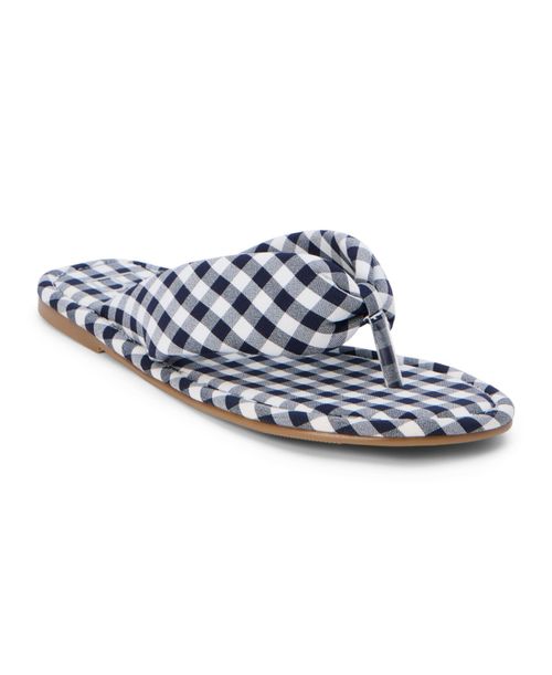 Gidget Sandal - Navy gingham
