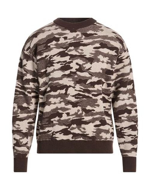 Lab Man Sweater Dark brown Size L Merino Wool, Cashmere