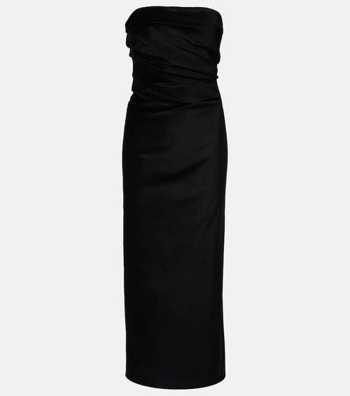 Sabella velvet midi dress