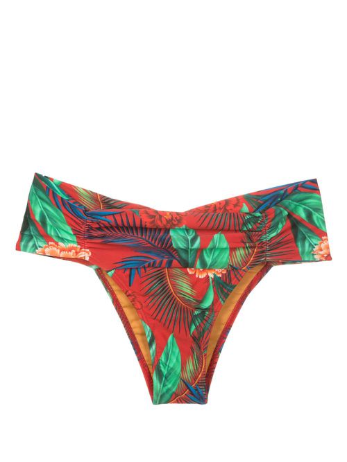 Jasper floral-print bikini bottoms - Red
