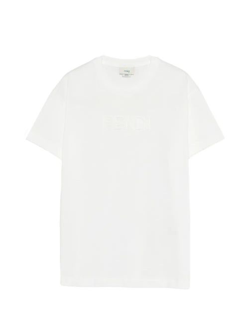 Girls White Logo T-Shirt